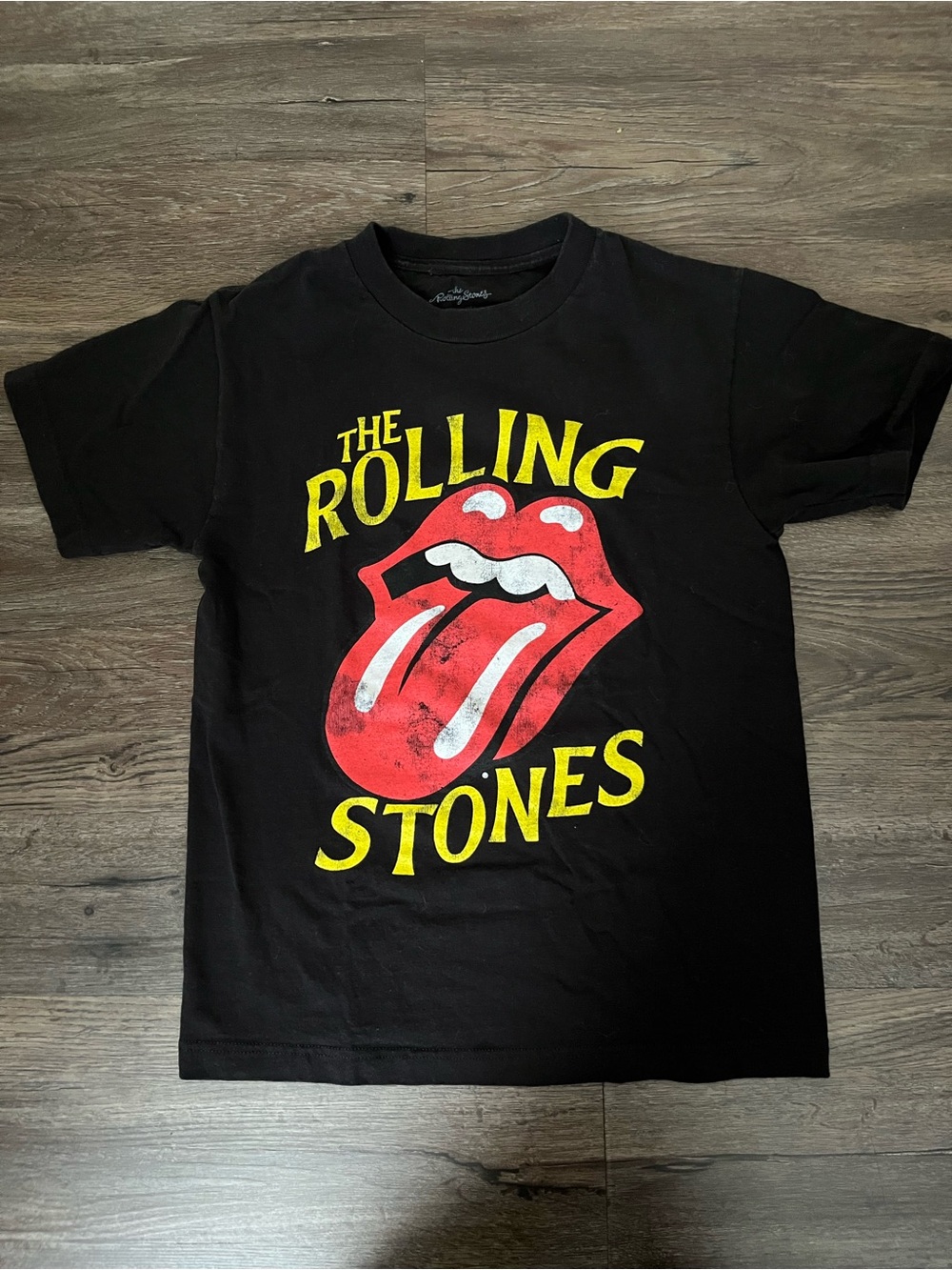 Black Rolling Stones Graphic Tee